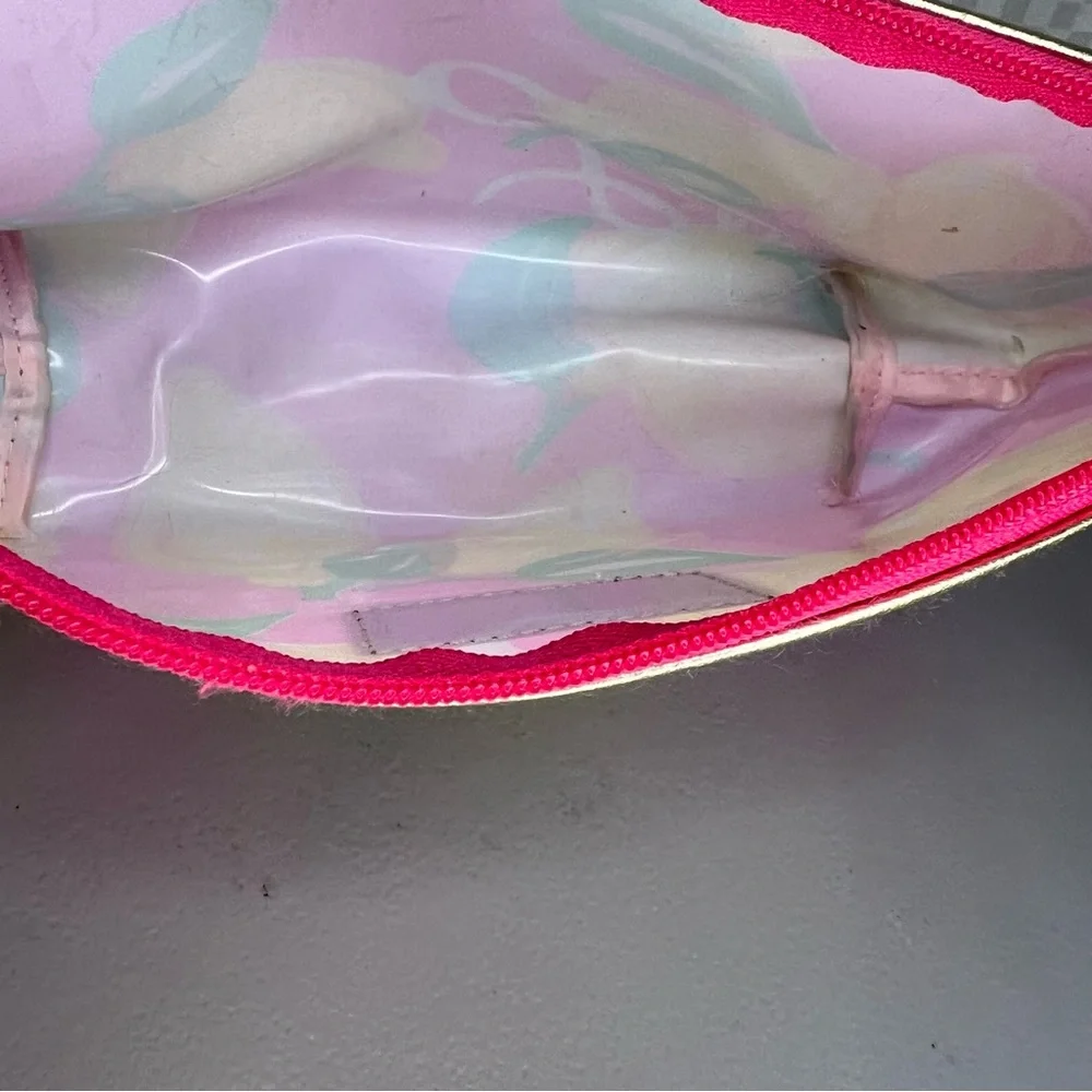Lilly Pulitzer‎ For Estee Lauder Cosmetic Bag Makeup Case Multicolor Large 10x12